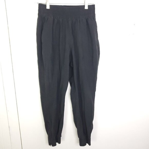 Calia Joggers Womens Small Pull On Stretchy Waist Zip Ankle Faded Black Gray - Picture 1 of 10